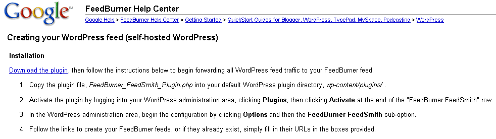 plugin wordpress feedburner