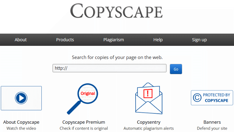 Ferramenta Copyscape - verificar e evitar plágio de conteúdo