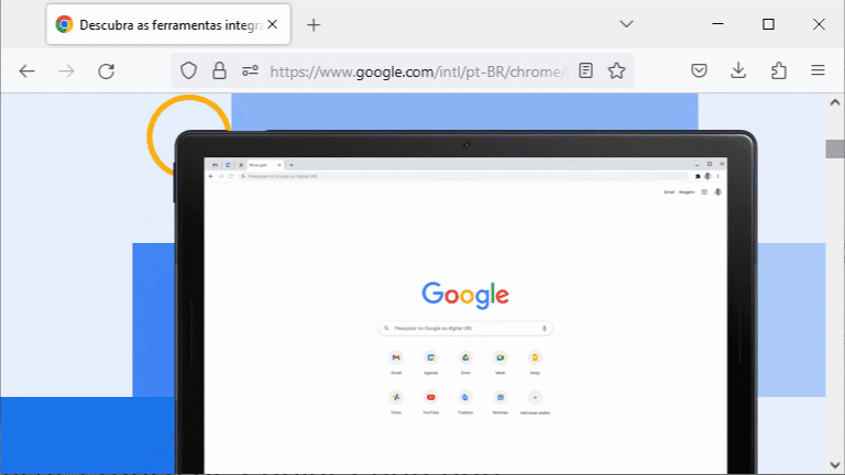 Google Chrome - Página Inicial