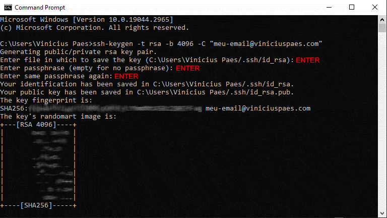 Criando chave ssh para utilizar no git - github e gitlab - Exemplo no Windows