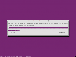 Ubuntu - confirmar senha de login