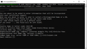 ubuntu create tls certificate ftp authentication