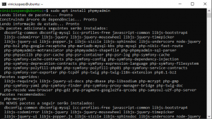 ubuntu sudo apt install phpmyadmin