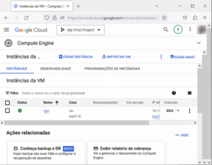 Tutorial criar servidor nível gratuito no Google Cloud / Compute Engine ...