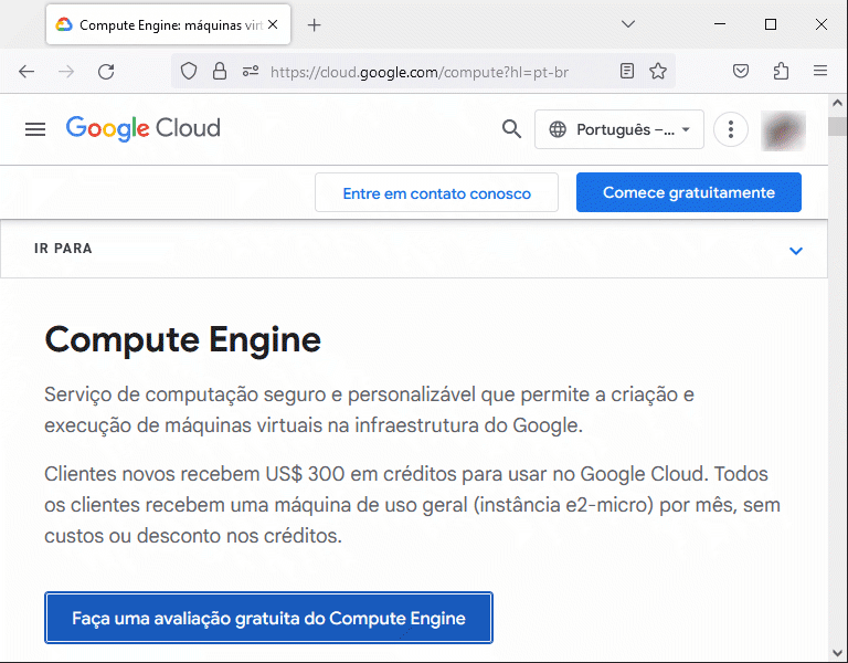 Tutorial criar servidor nível gratuito no Google Cloud / Compute Engine