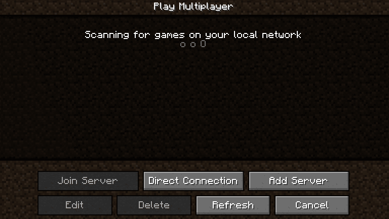 Servidor Minecraft - adicionar um servidor na lista